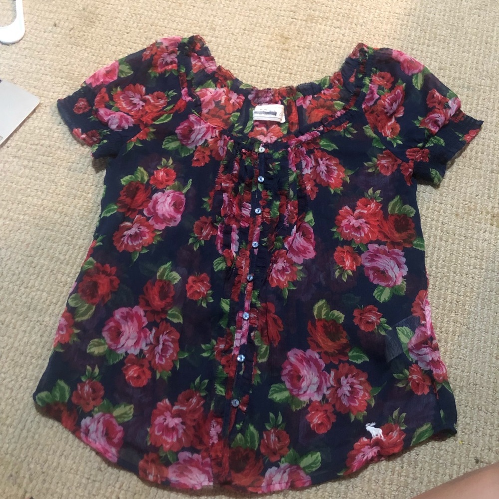 Abercrombie & Fitch Floral Blouse